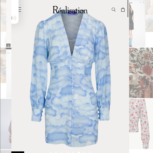 100% silk THE AMOREENA in Cloud Limited addition - Picture 2 of 8